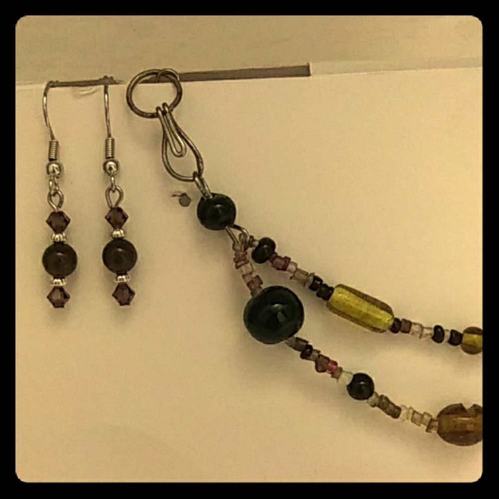 Vintage Beads 2 piece Jewelry Set